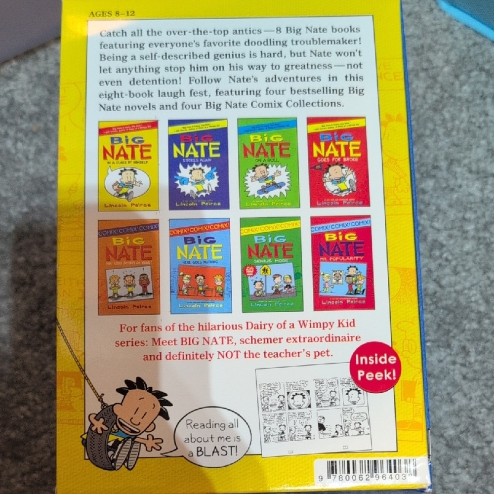 Big Nate 8-Book Box Set - Yellow - Picture 3 of 3